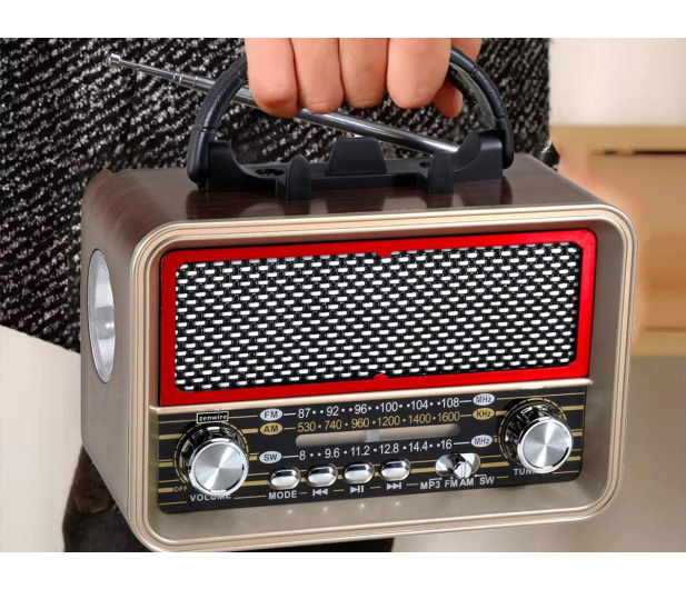 Zenwire Radio Retro FM Solarne BT-S060 - 1604657 - zdjęcie 5